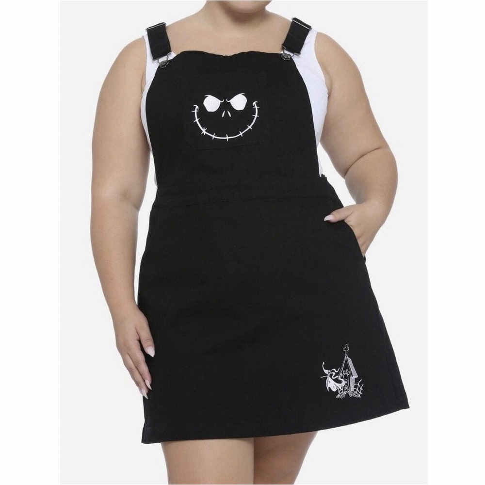 The Nightmare Before Christmas Jack Back Bow Skirtall Skirt Size XL Black‎  NWT